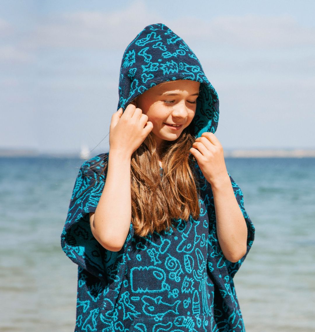 Childrens beach hot sale poncho