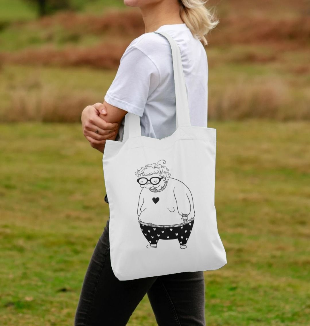 Cool Grandma Tote Bag