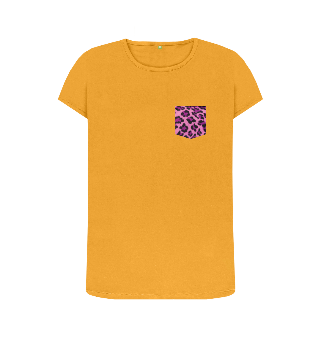 Leopard Print Shirt Leopard Pocket Tee Leopard Design Tshirt Leopard Print Shirt Leopard Pocket Tee Leopard Design Tshirt