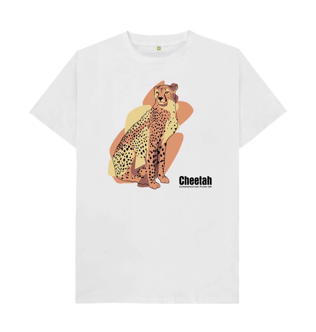 A cheetah glance mens t-shirt by The Dandelion Art A cheetah glance mens t-shirt by The Dandelion Art
