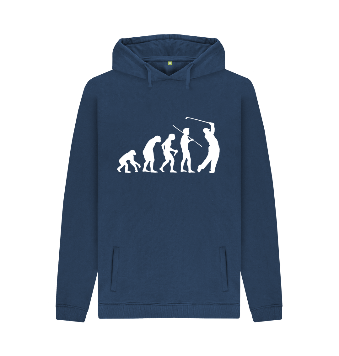 Novelty Golf Hoodie Evolution Of A Golfer