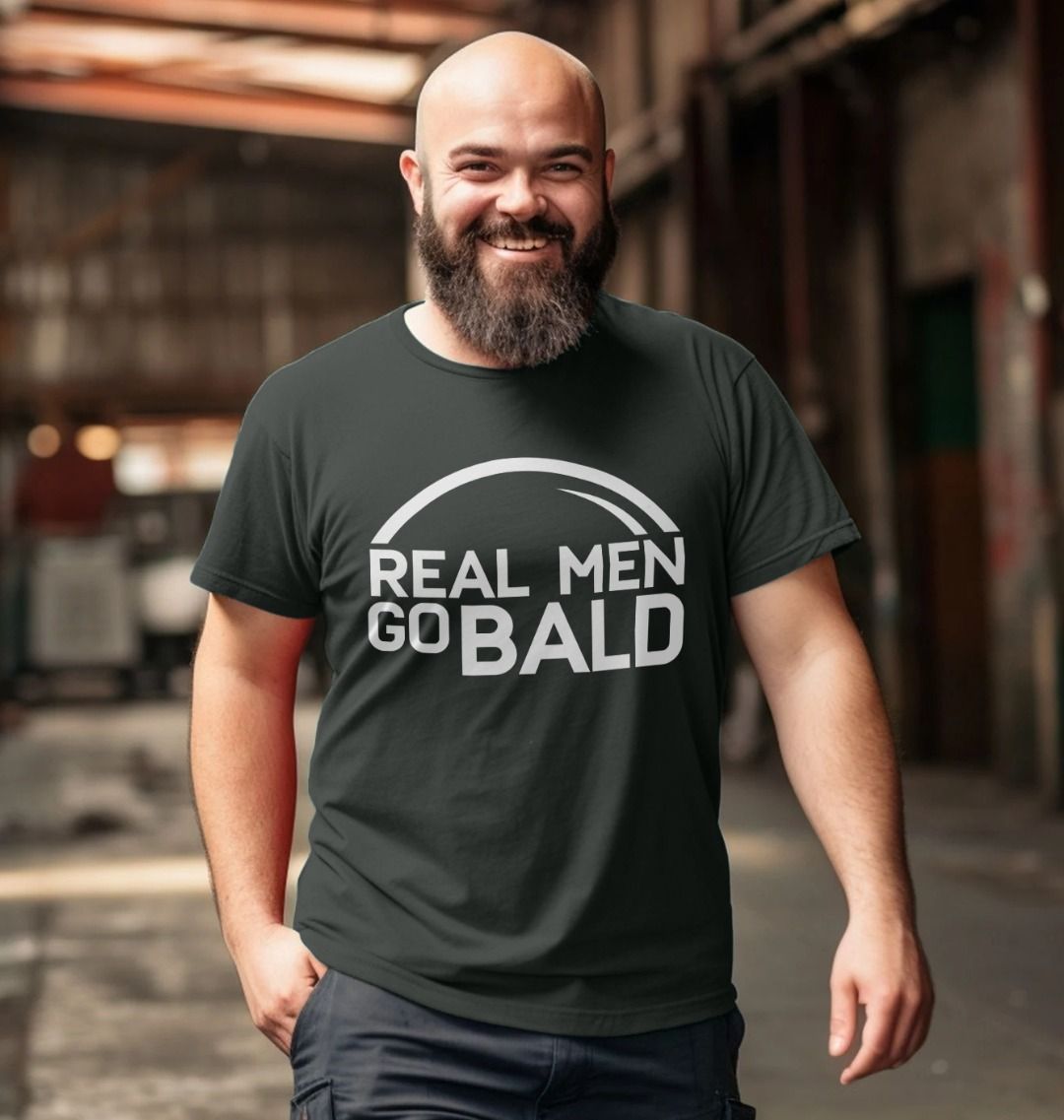 Real Men Go Bald T Shirt 