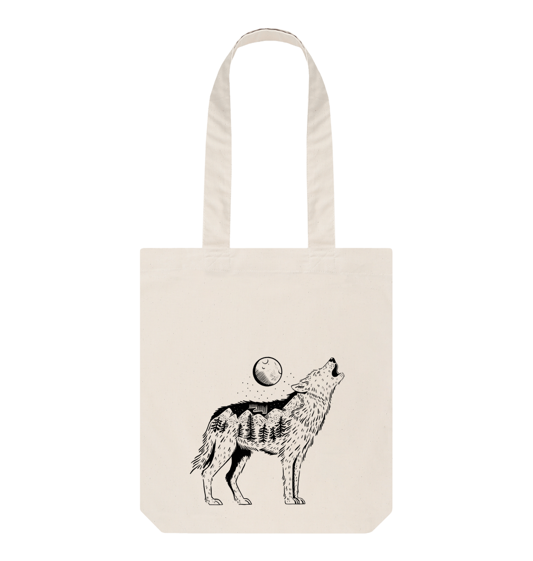 Wolf Tote Bag Vibrant Surrealism Art Personalised Shopping Bag - Etsy