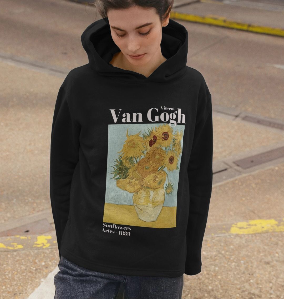 Van gogh hot sale sunflower sweatshirt