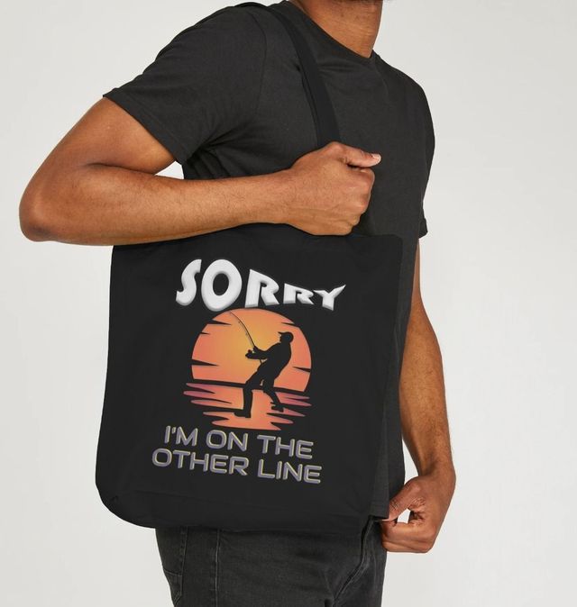 Sorry On Other Line Fishing - Fishing Tshirt W - Beaches And Sea Collection