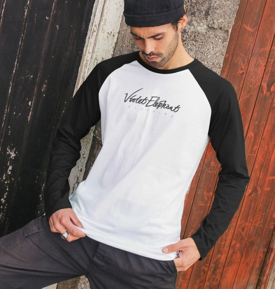 ◇ILLIGO◇ Vintage Baseball Fitted Crop Tee Black rework-crop-chicago-white-sox-