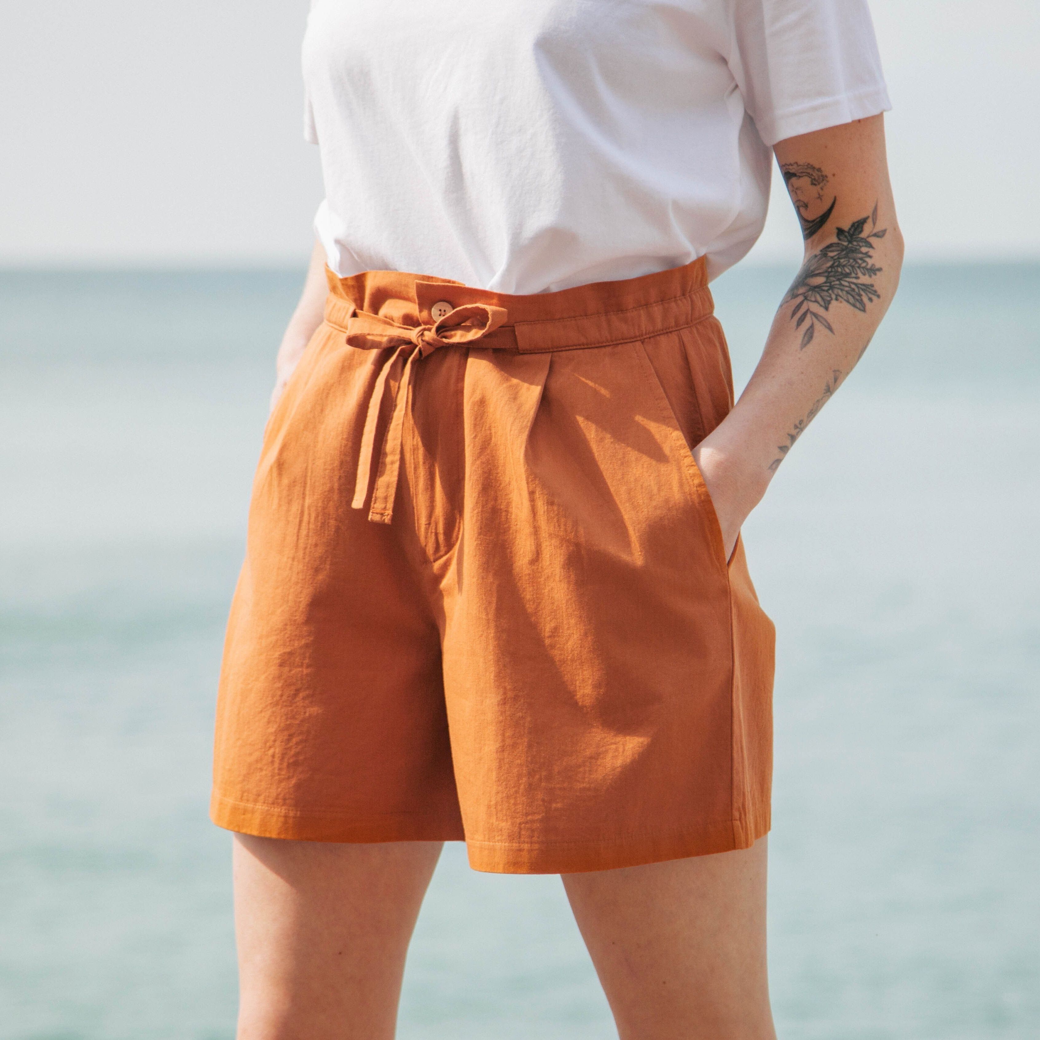 Her lip to♡Carette Belted Twill Shorts Twila Belted Twill Shorts | GUESS Factory