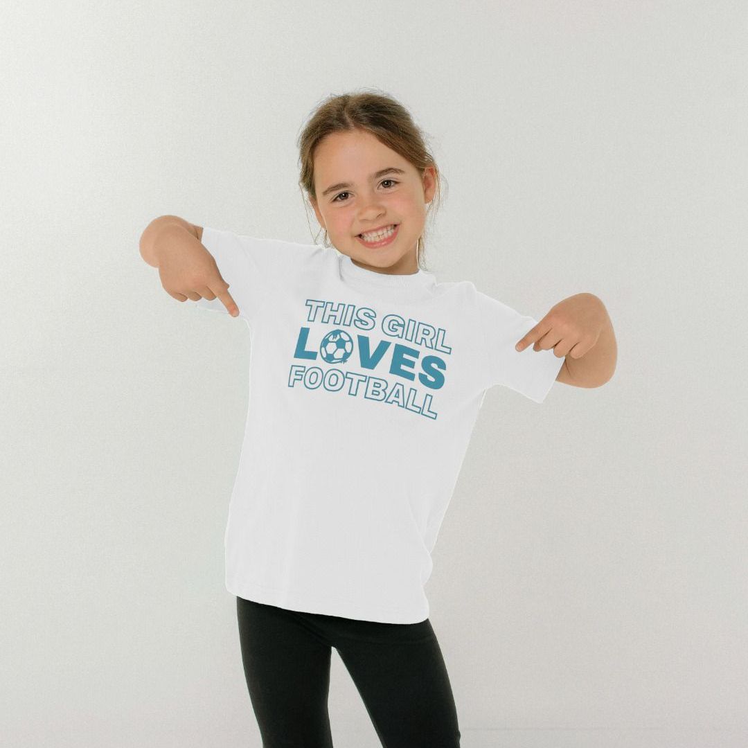 girls football t shirt