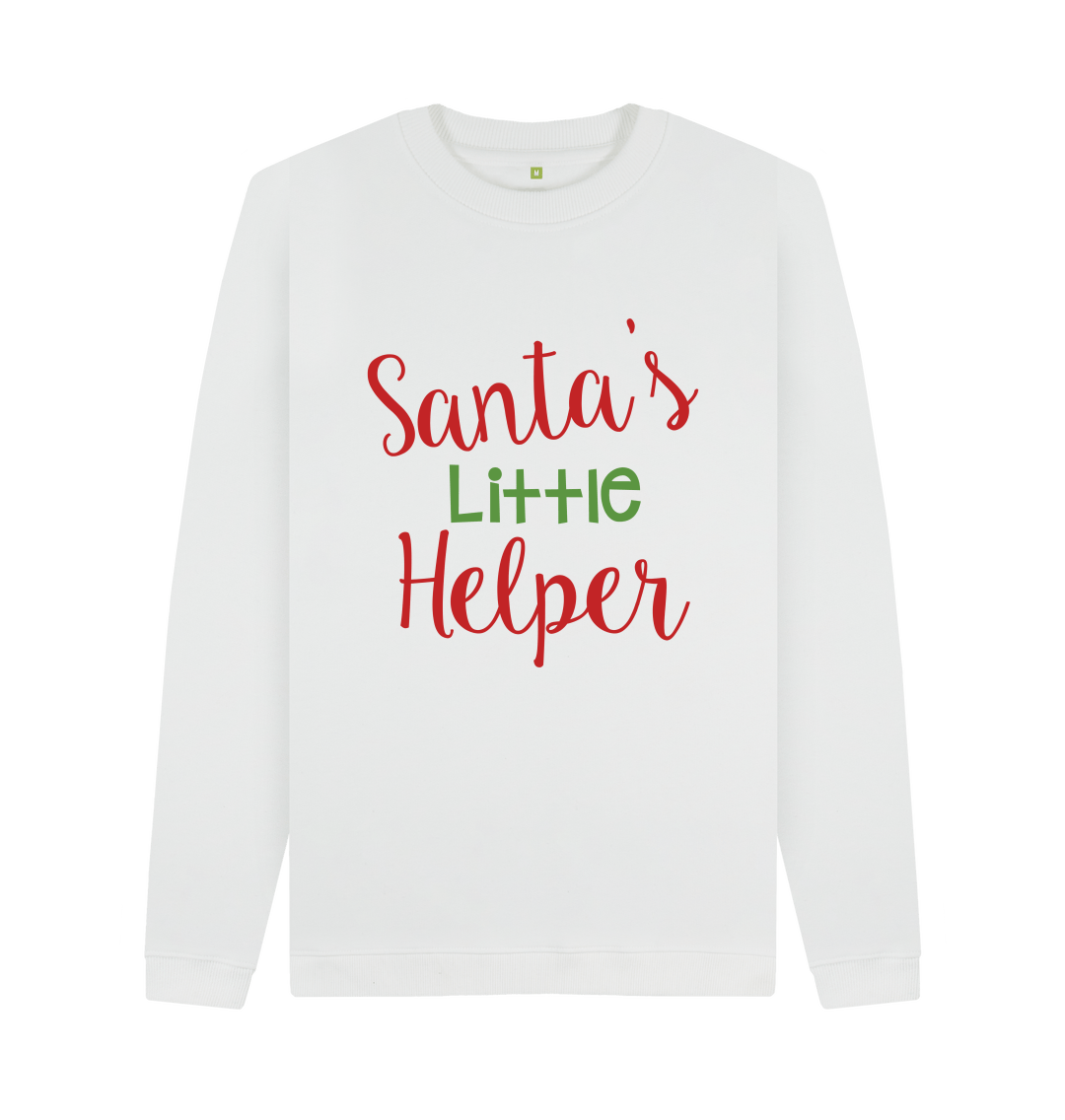 Christmas Jumper Santa s Little Helper Slogan