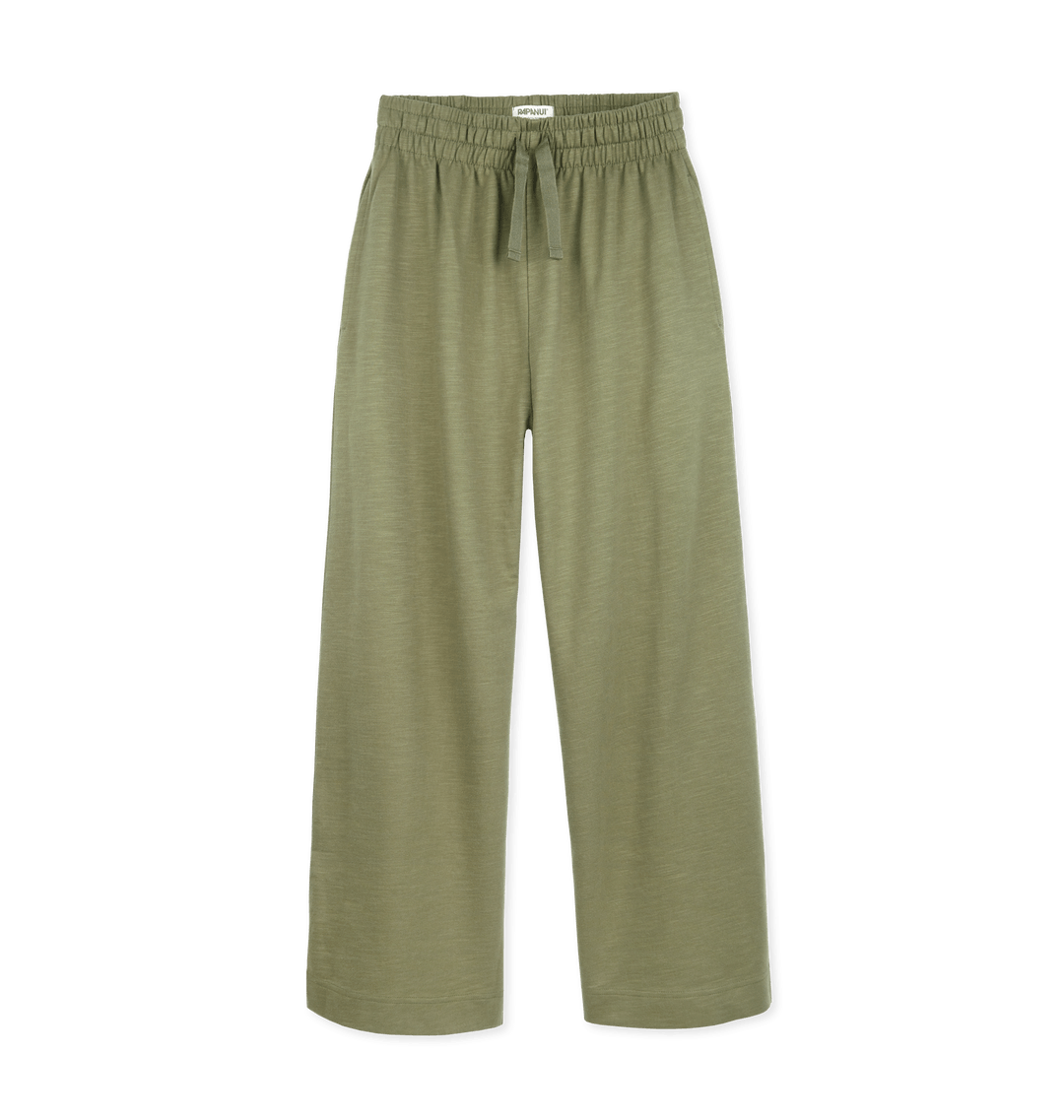 Women's Cotton Wide Leg Trousers | Rapanui clothing