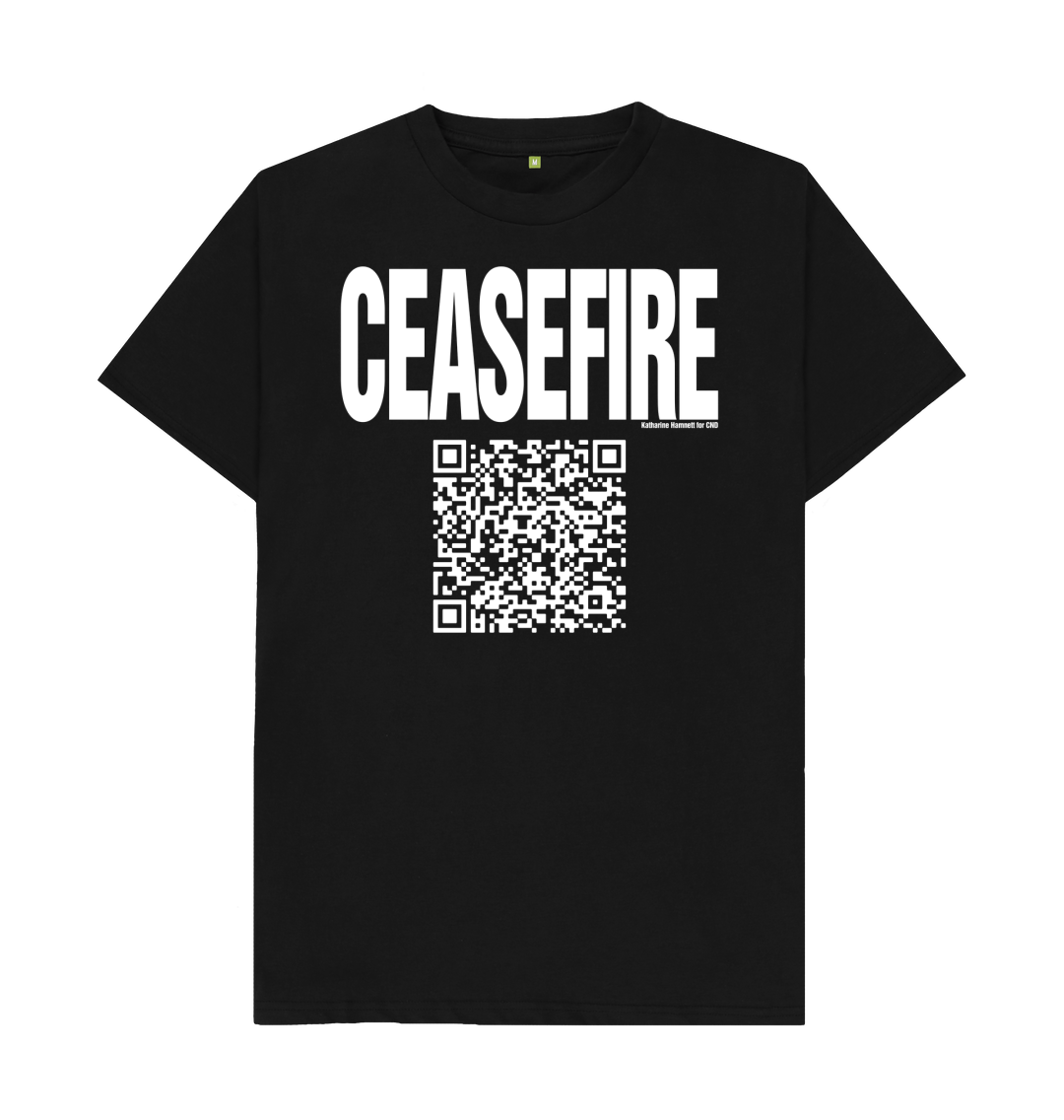 Ceasefire X Katharine Hamnett White Print T-shirt