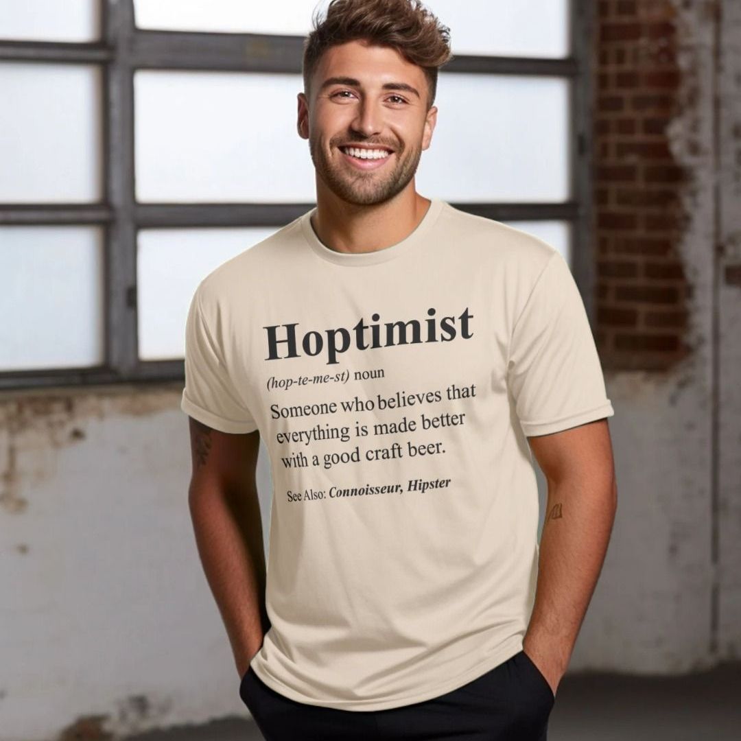 Hoptimist Definition Craft Beer T-Shirt