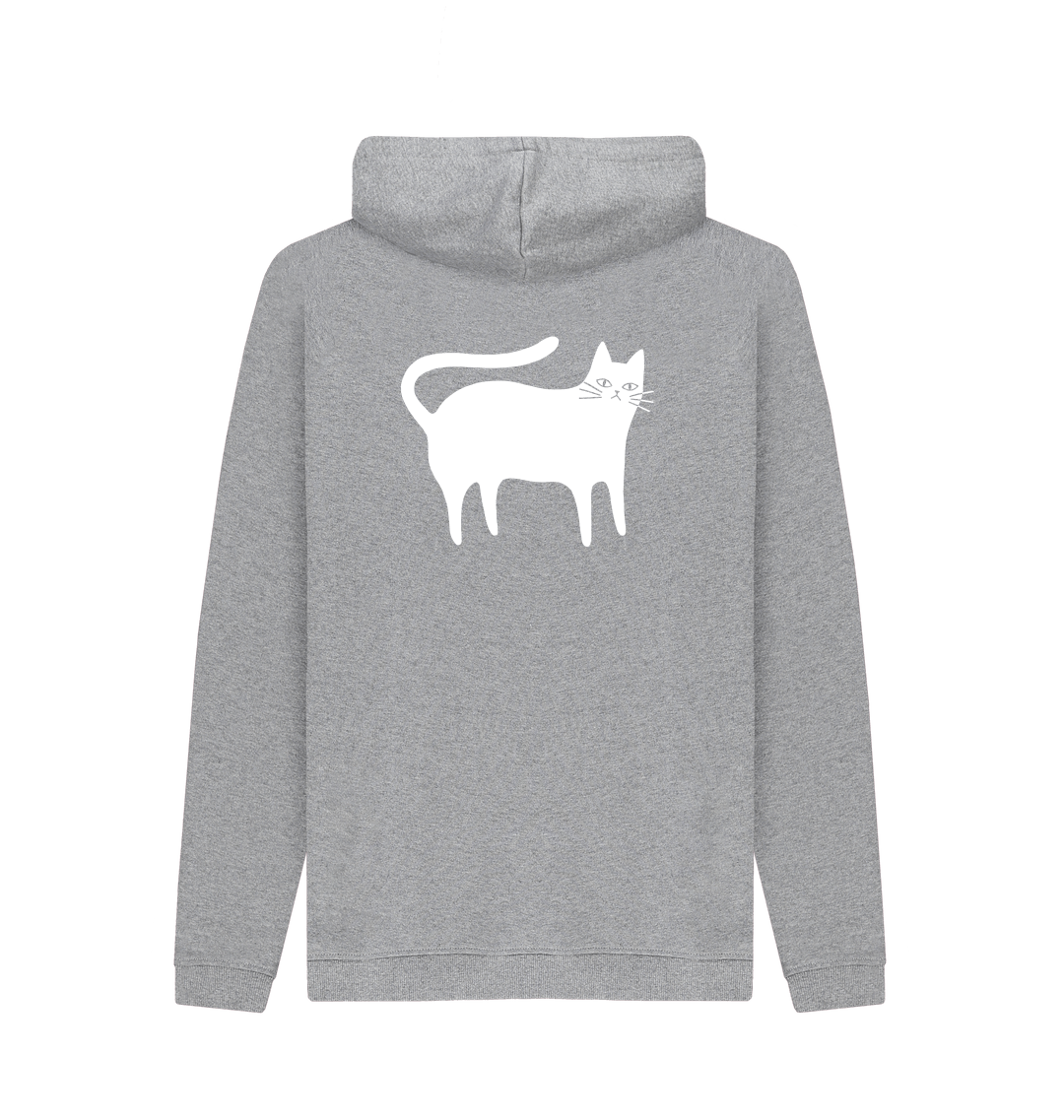 White cat sales hoodie