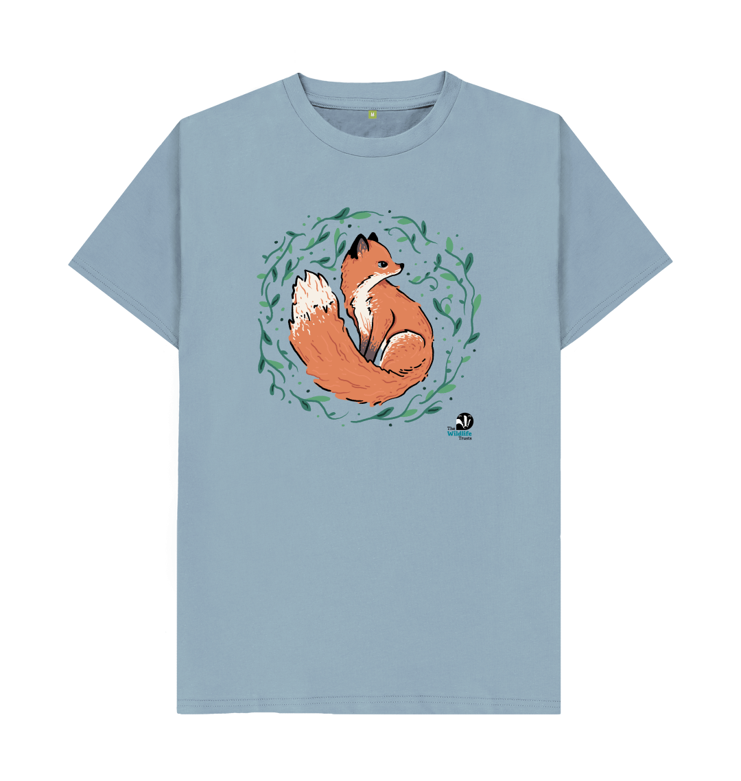 t shirt with a fox on it