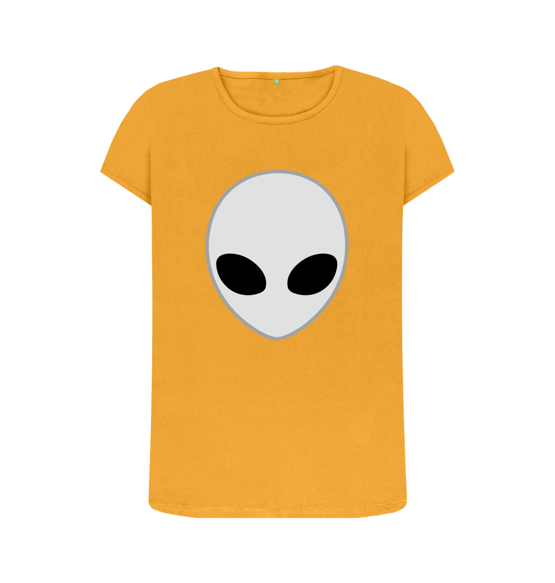 Alien Head Womens T Shirt