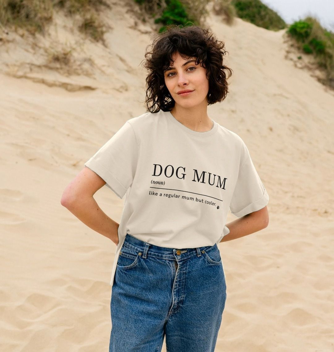 Dog Mum Dictionary Relaxed Fit T shirt