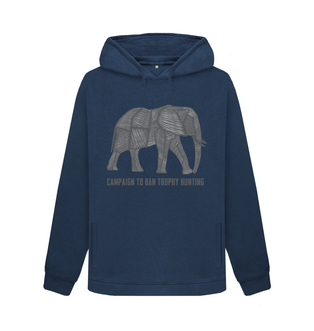 Linocut Elephant Hoodie