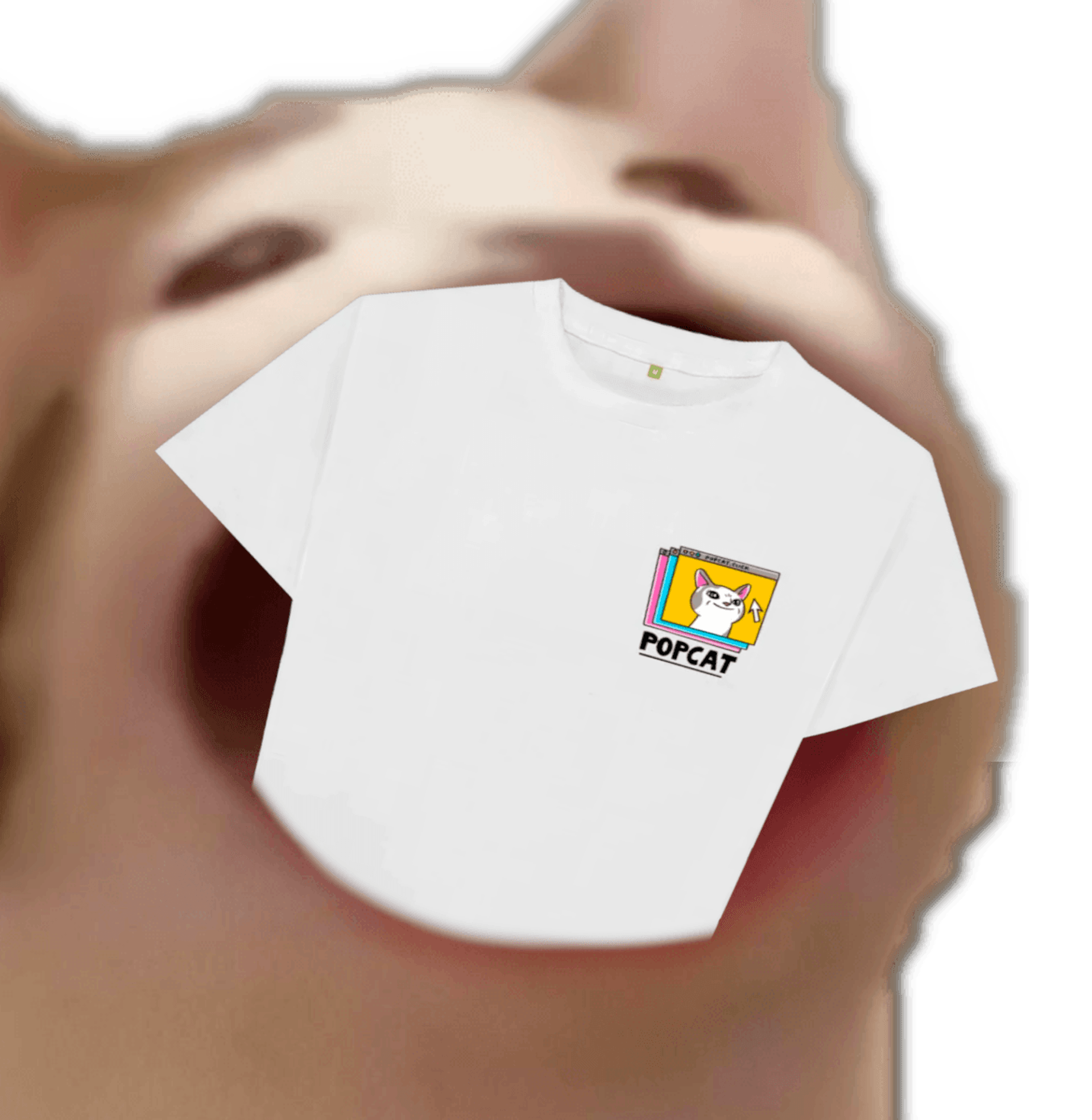 Click For Merch Button POPCAT.CLICK Merch