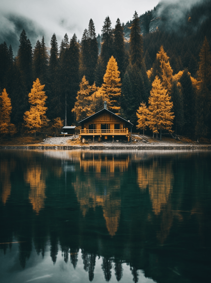 Close-up of a Swiss cabin’s timber, showcasing the meticulous craftsmanship and natural textures that whisper tales of tradition and minimalism.