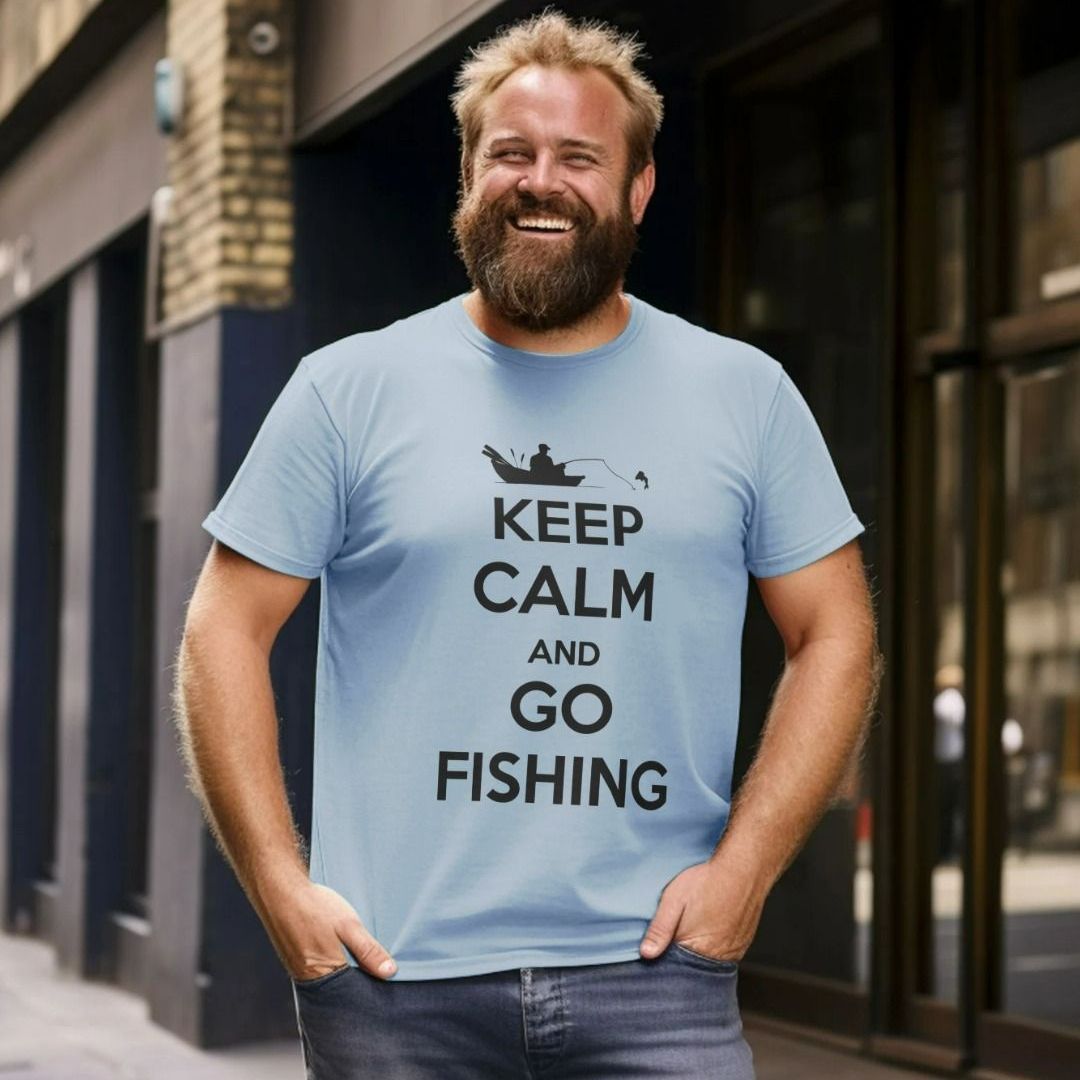 Keep Calm And Go Fishing T Shirt