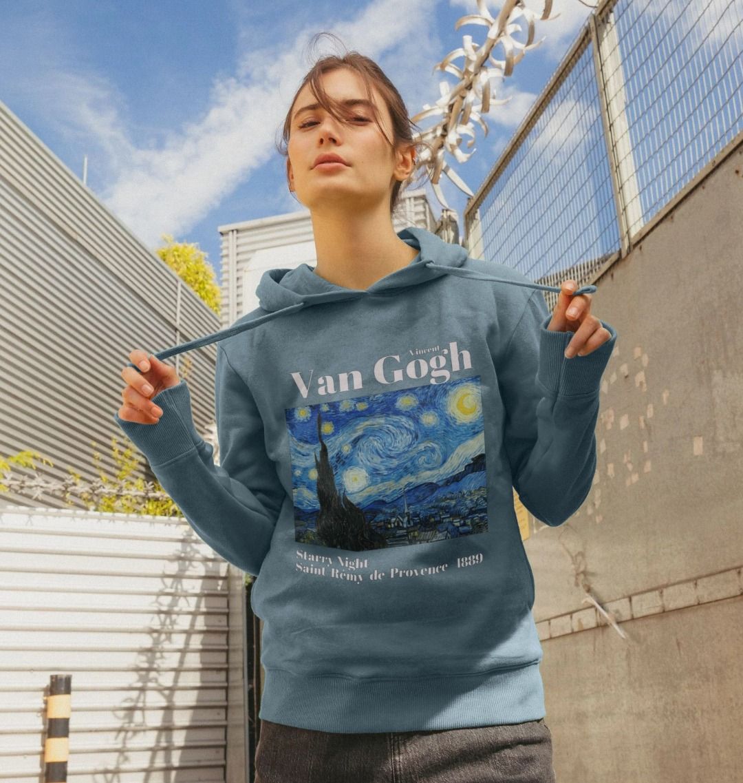 Van gogh starry night hoodie sale