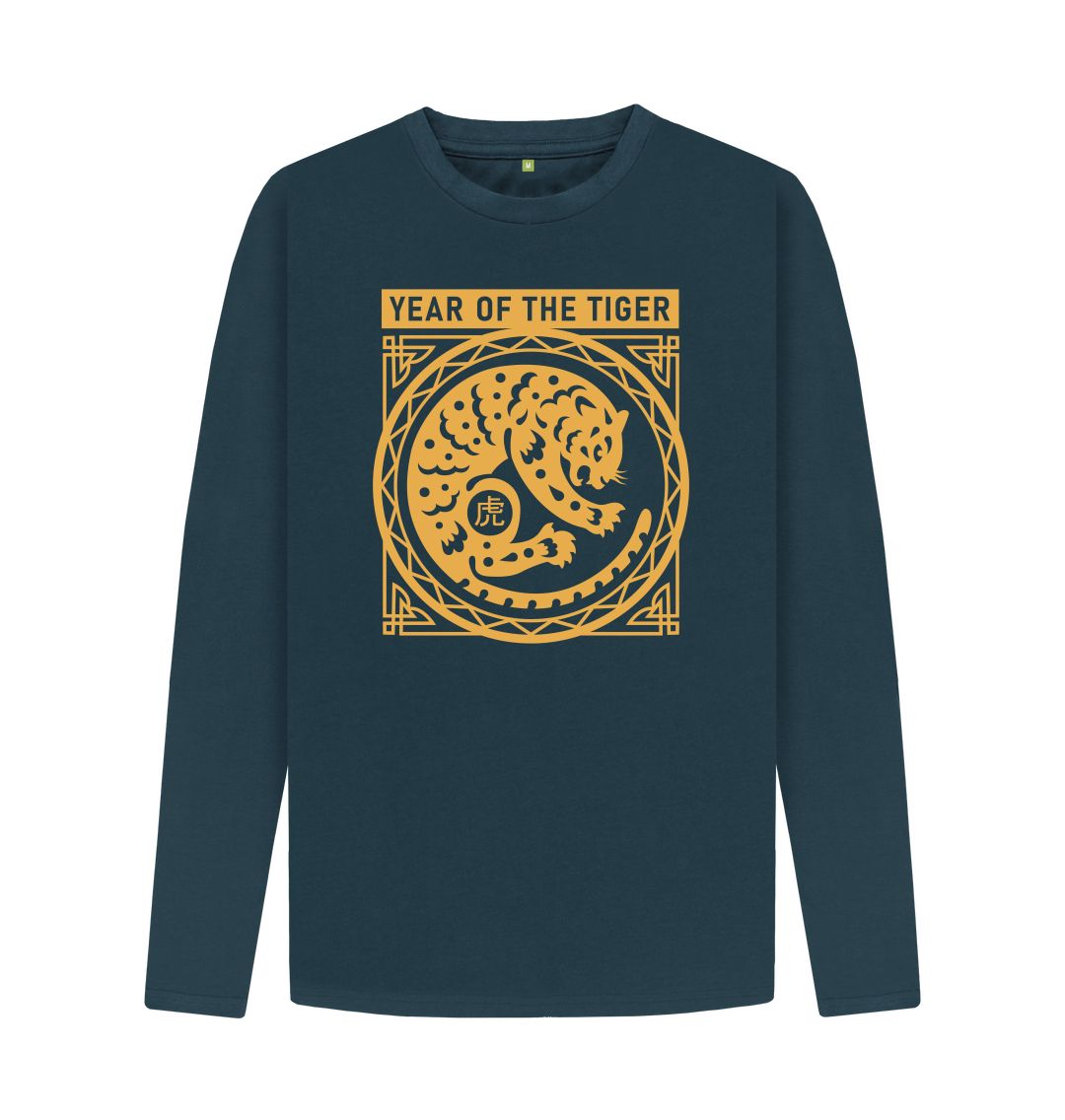Long Sleeve Tiger Shirt | Tiger Face Top | Shirtbox