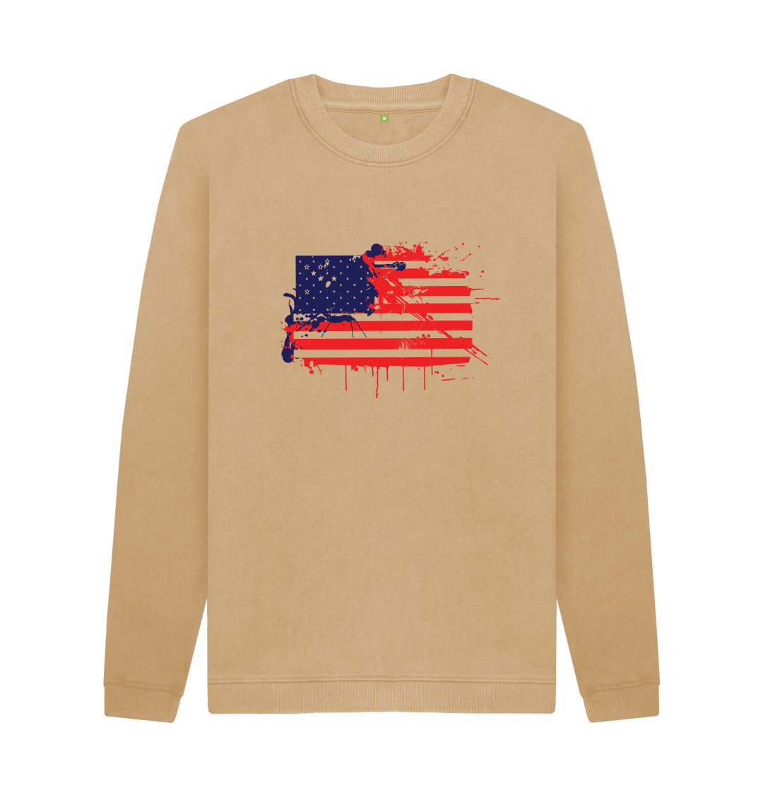 long sleeve flag shirts