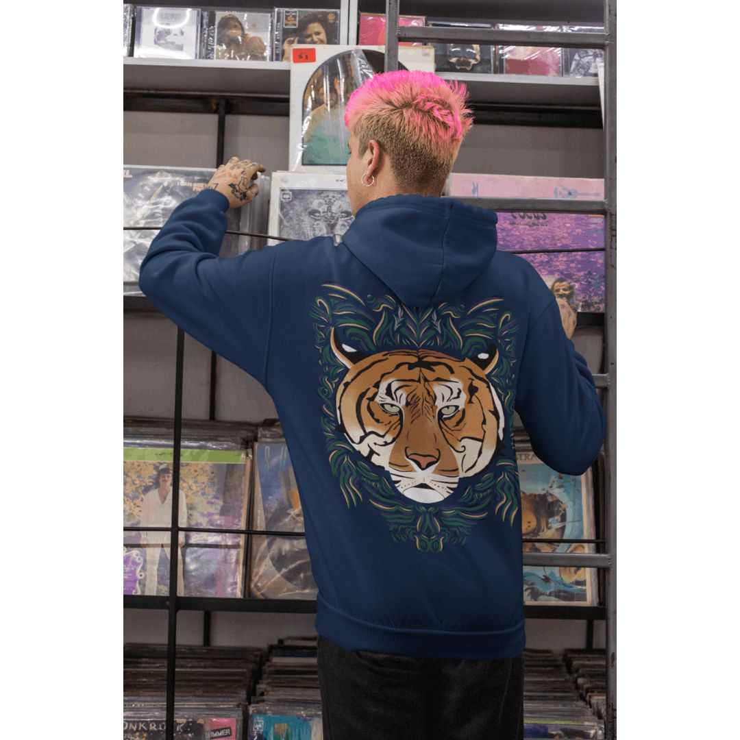 Mens hot sale tiger hoodie