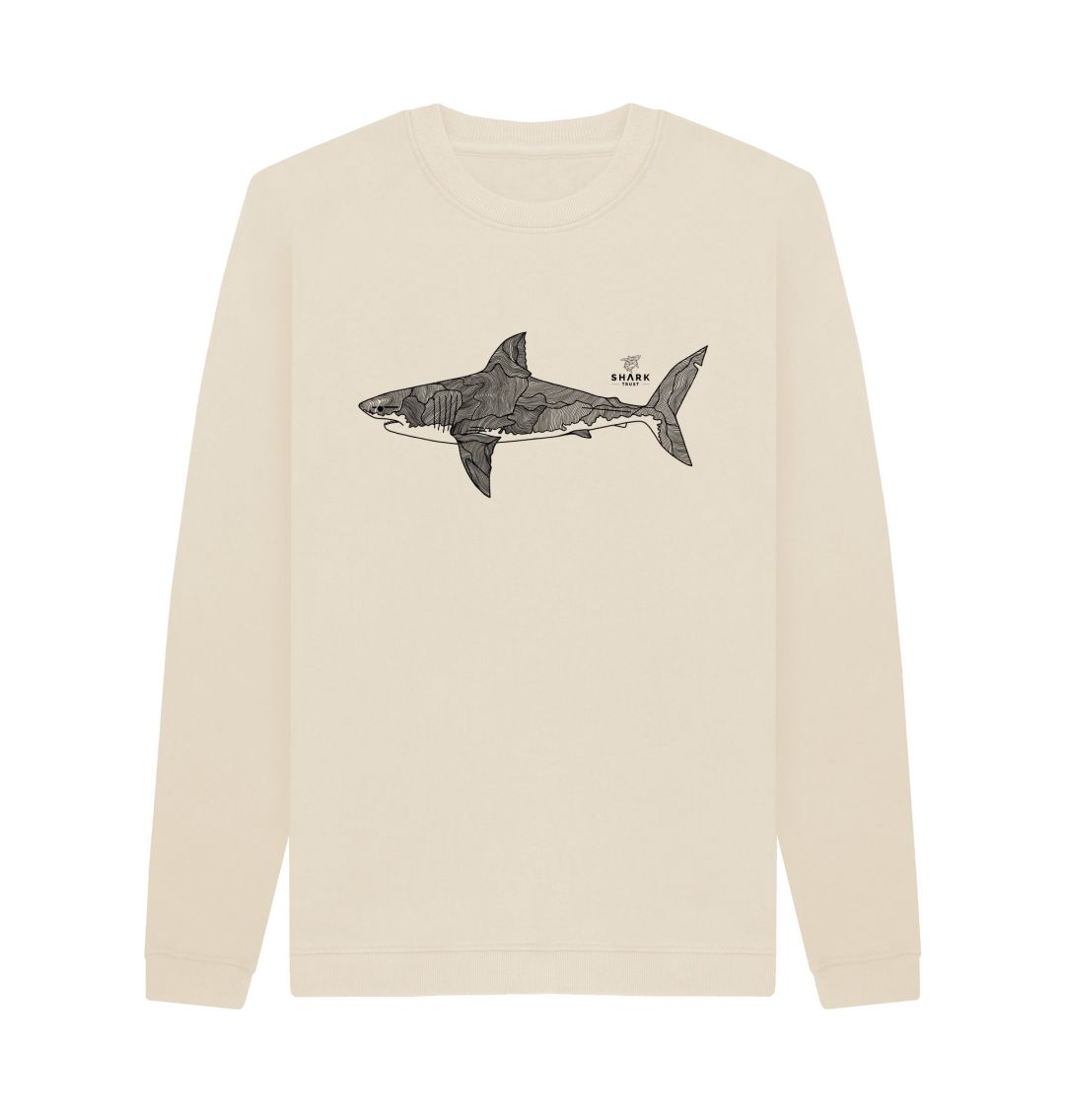 Shark print outlet hoodie