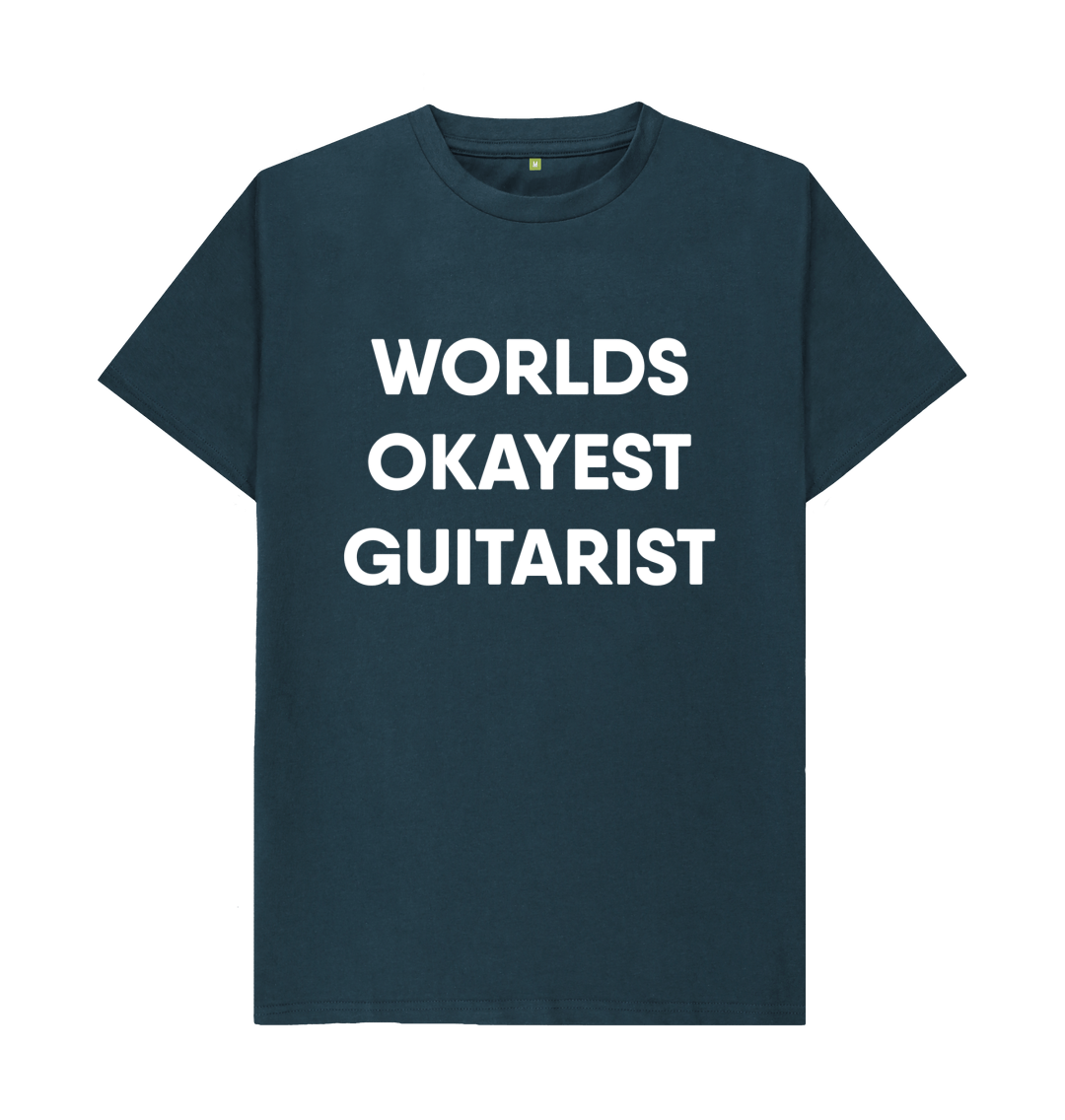 Worlds Okayest Guitar Player | Guitarist T-Shirt Worlds Okayest Guitar Player | Guitarist T-Shirt