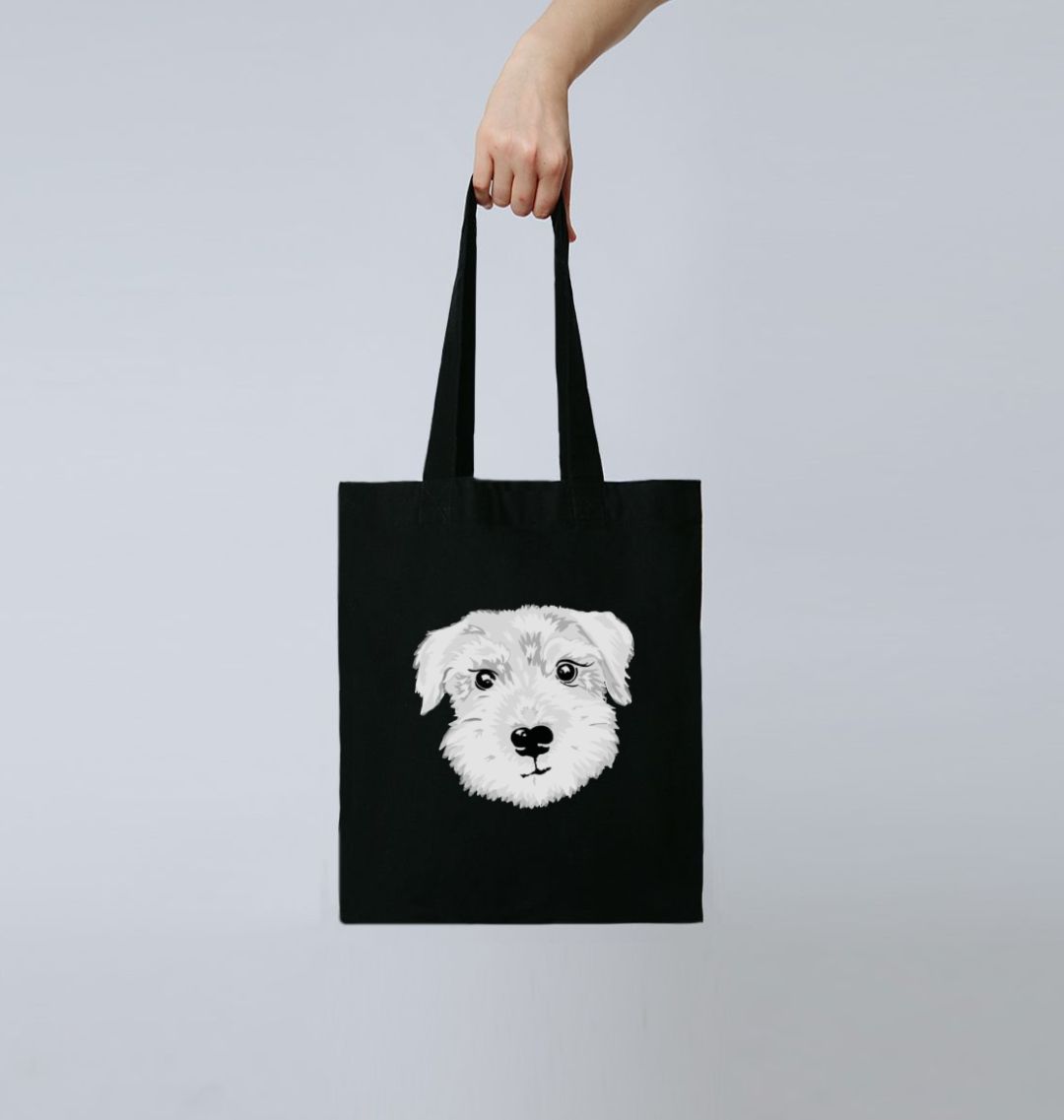 schnauzer tote bag