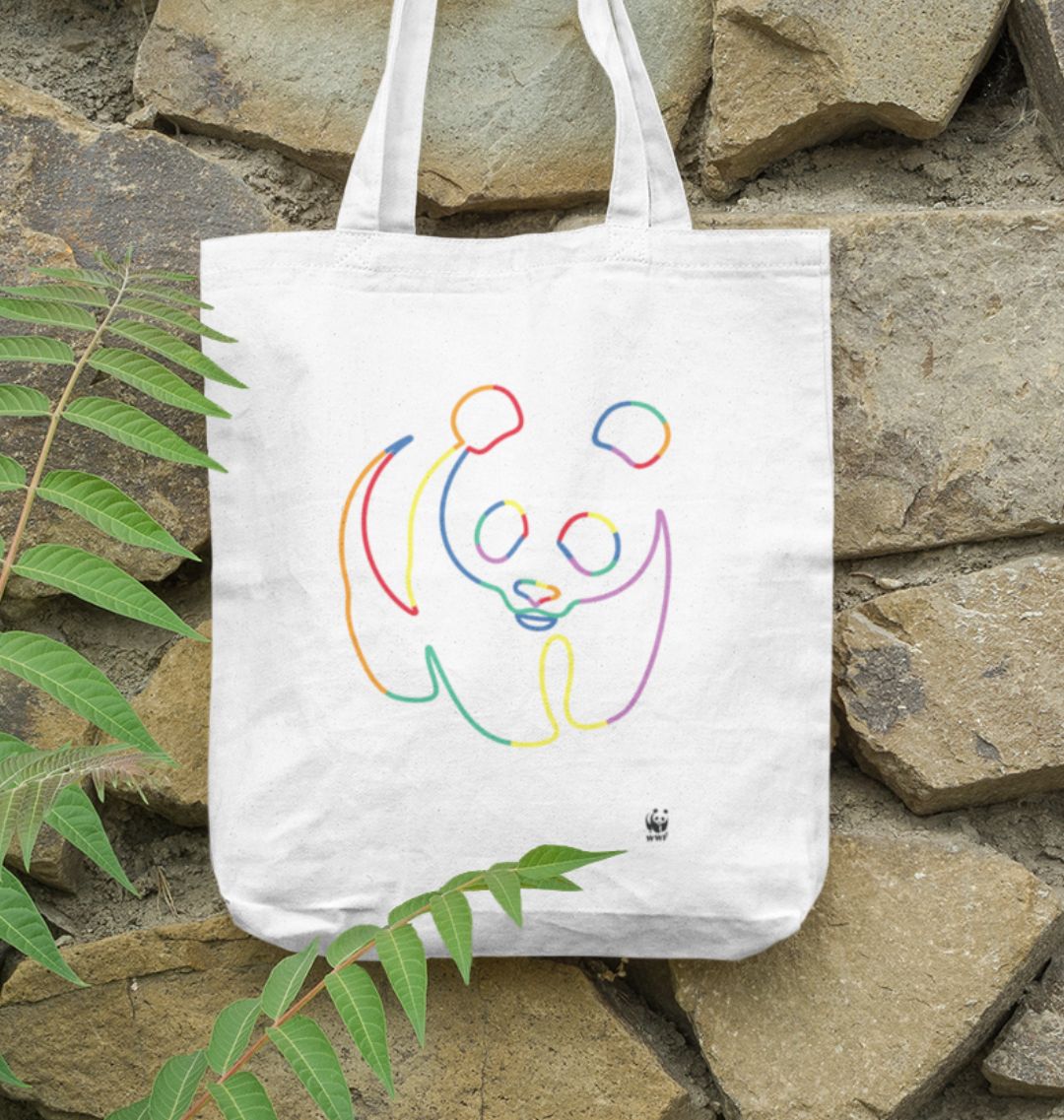 panda tote bag