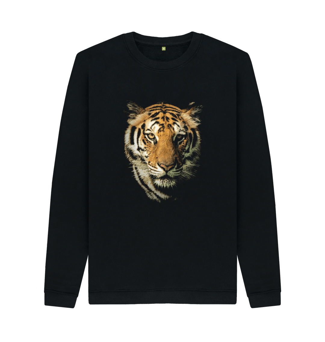 Sweater with 2025 tiger face