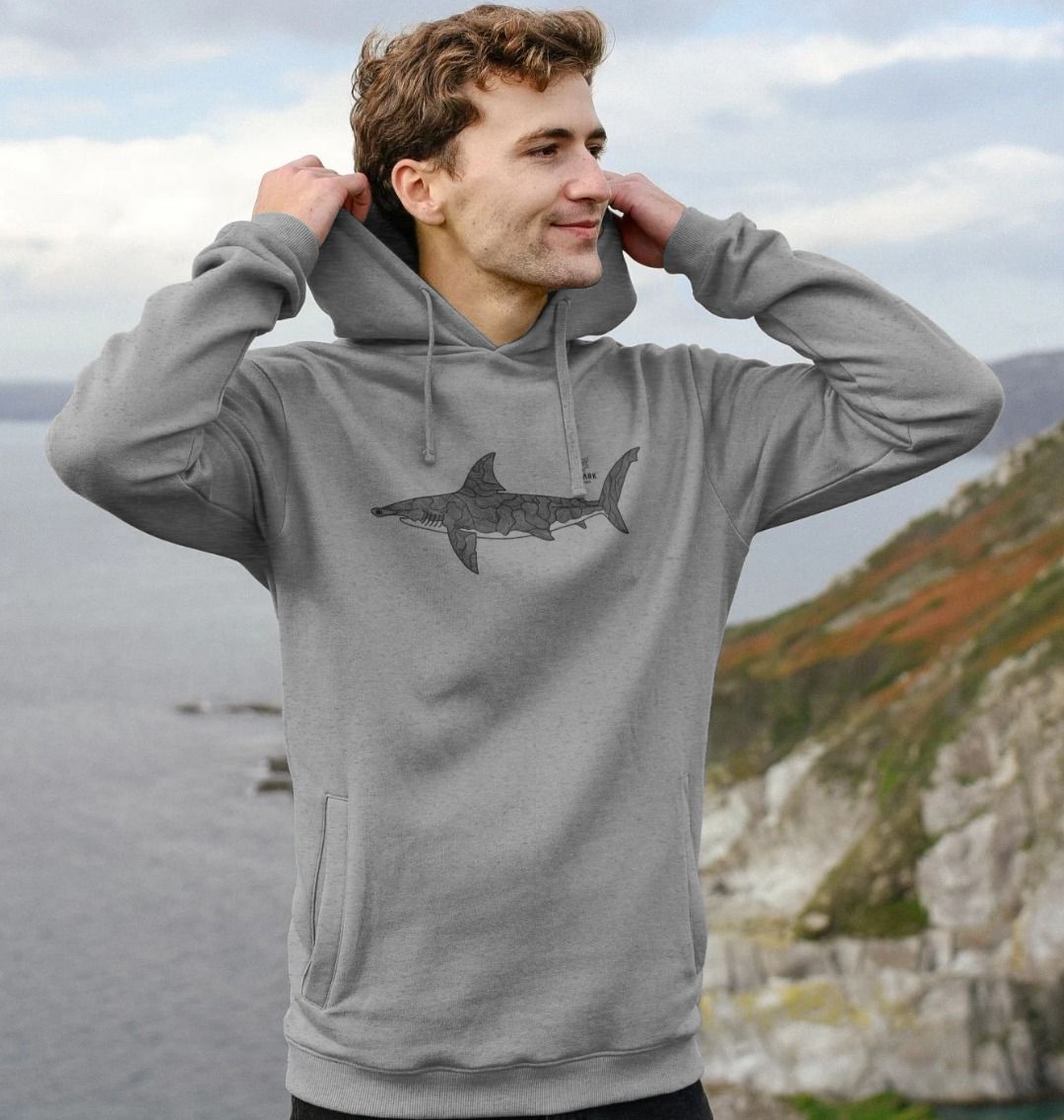 Shark hooded hot sale sweatshirt