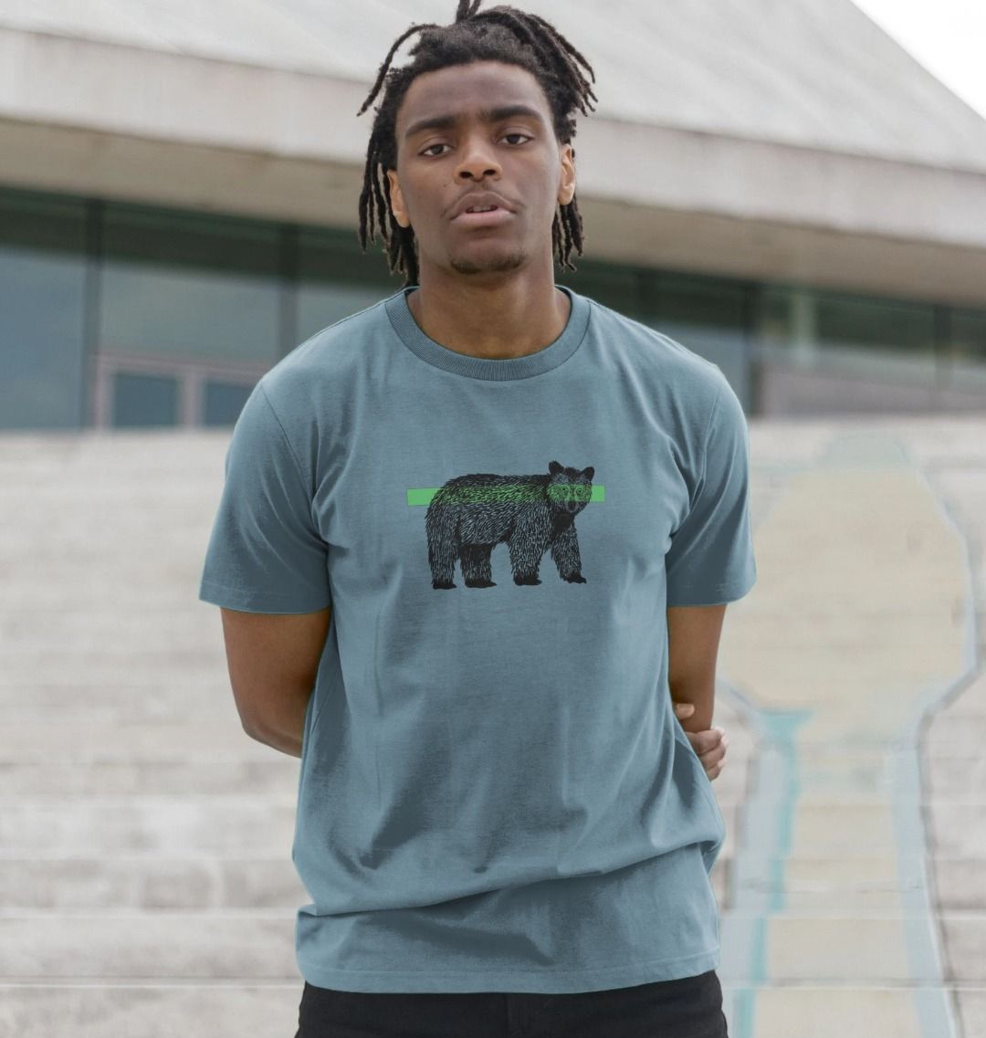 Bear Tee Black Mサイズ PAISLEY BEAR T-SHIRT -BLACK- | WALKIN STORE WEB SHOP