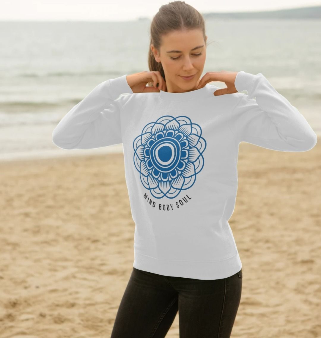SEA - 【お値下げしました】MIND SPIRIT BODY L/S TEE sea SEA - 【お値下げしました】MIND SPIRIT BODY L/S TEE seaの通販