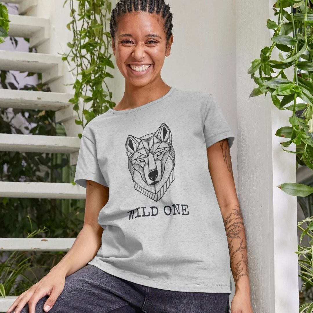 one wolf t shirt