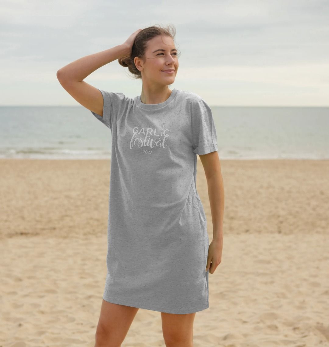 scrunch t shirt dress