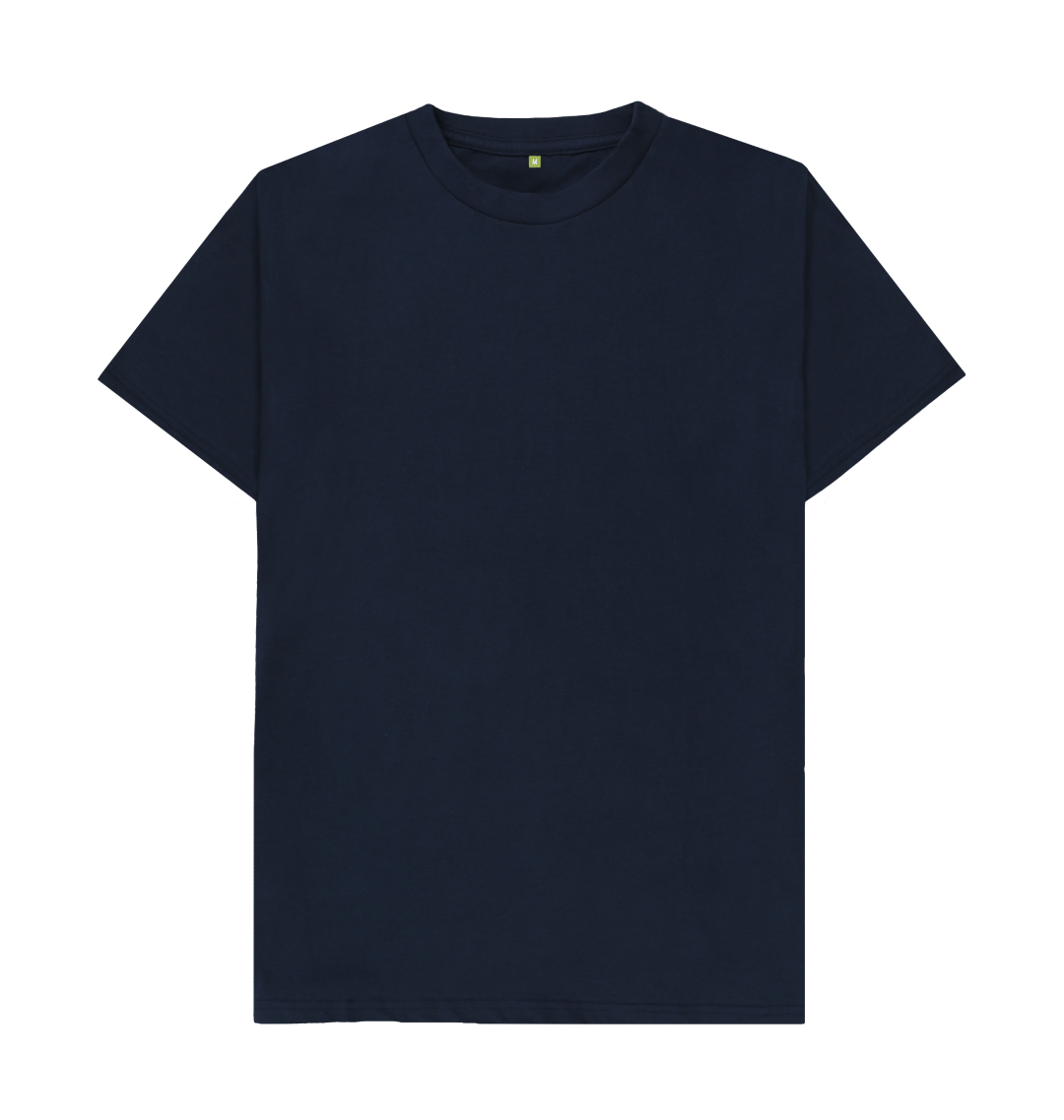 plain navy shirt