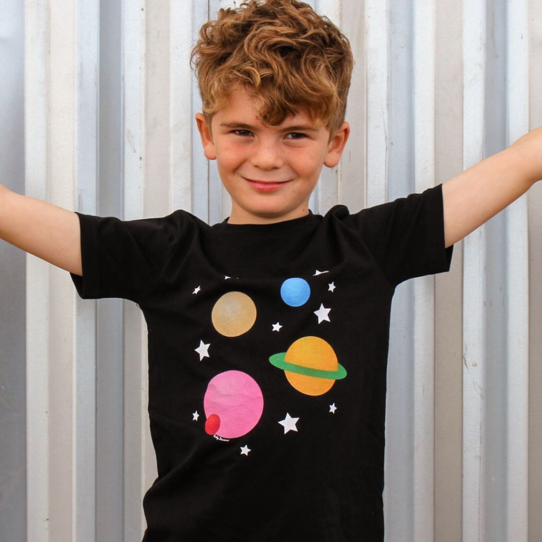 kids space shirt