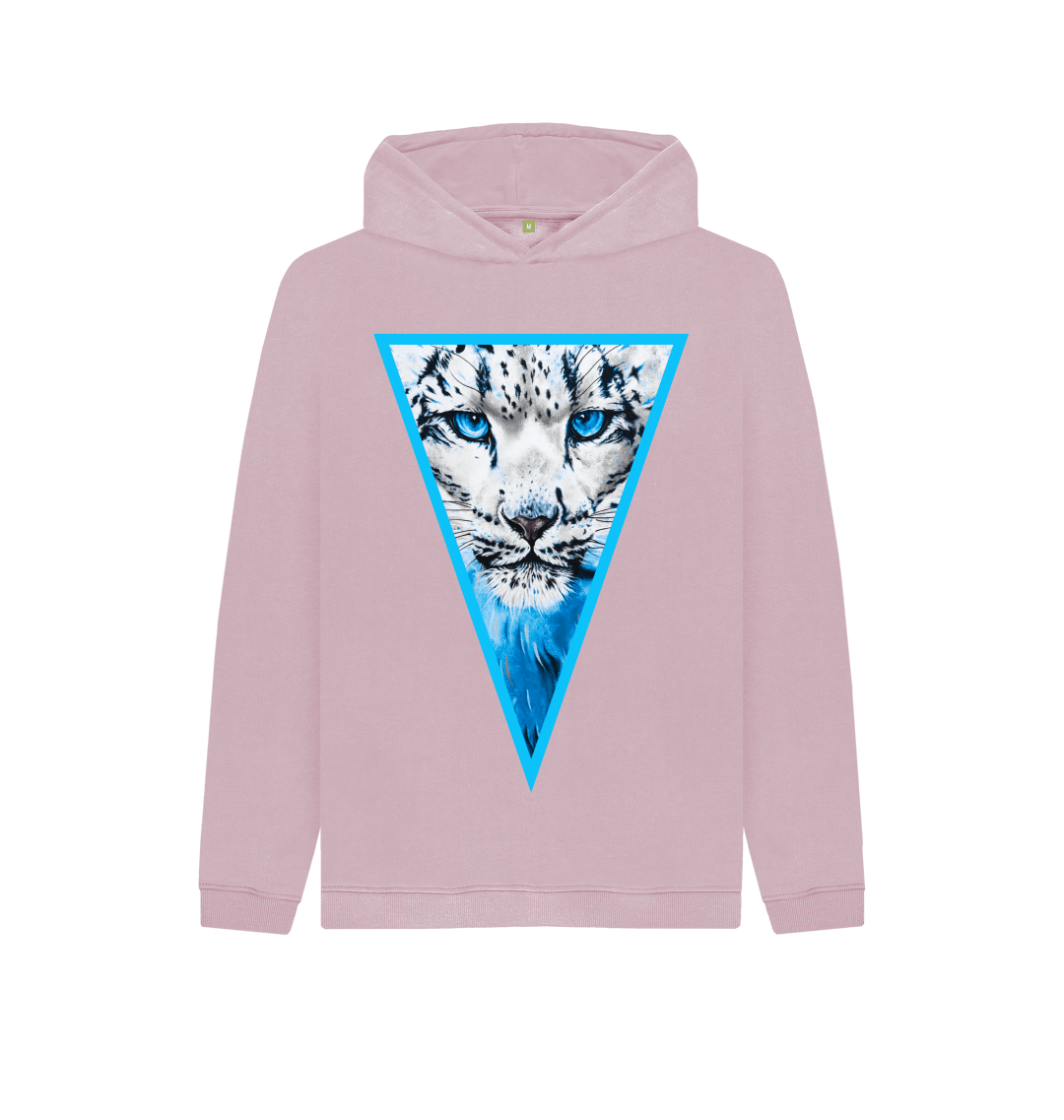 Snow Leopard Kids Hoodie