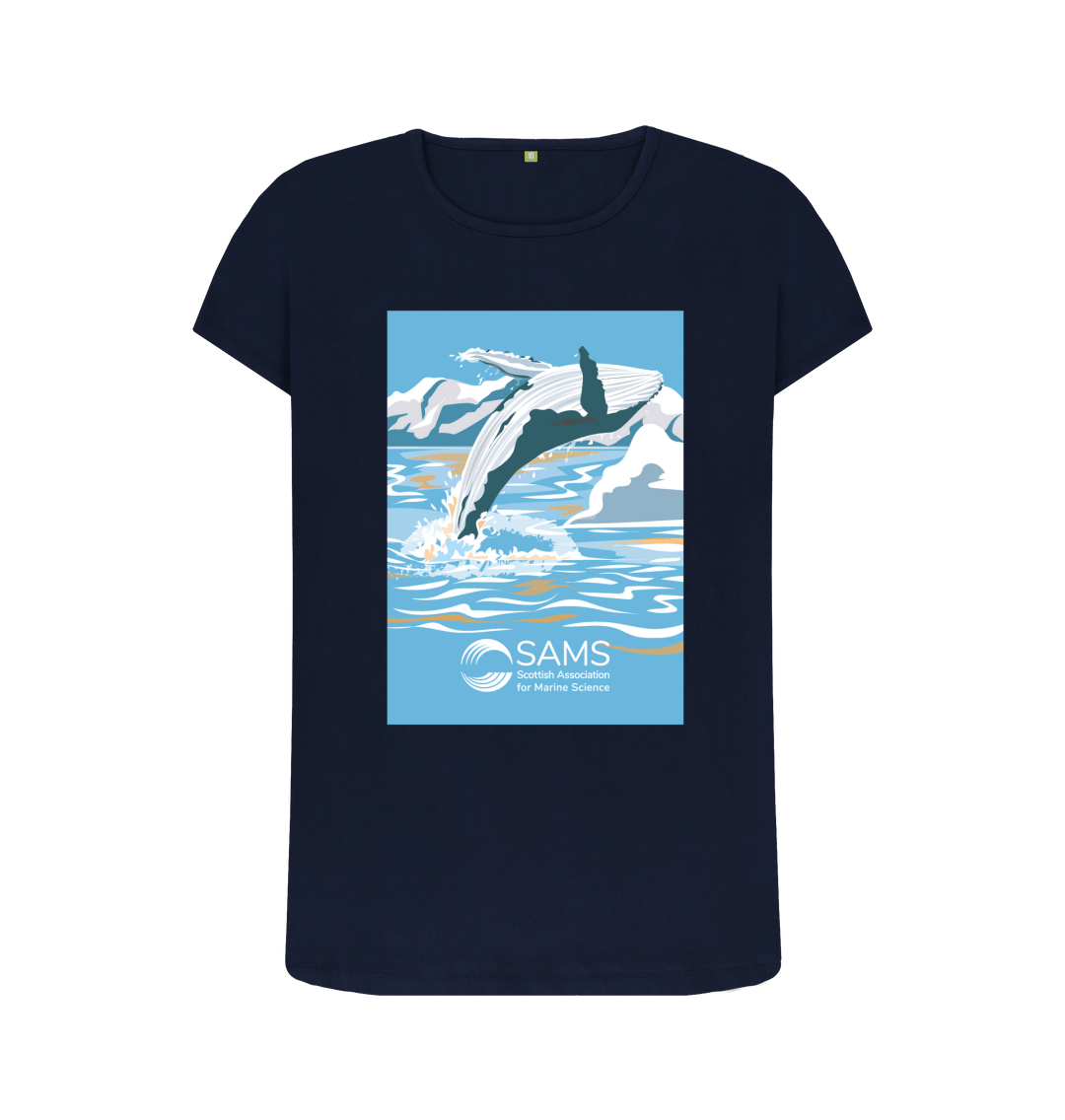 whale t shirt women's