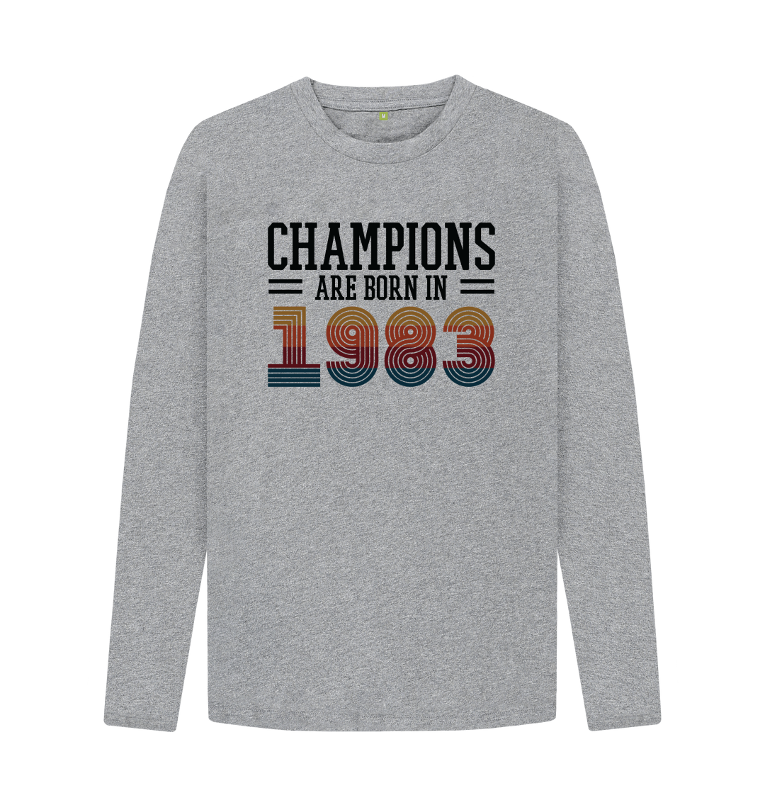 Champion t shirts long sleeve best sale