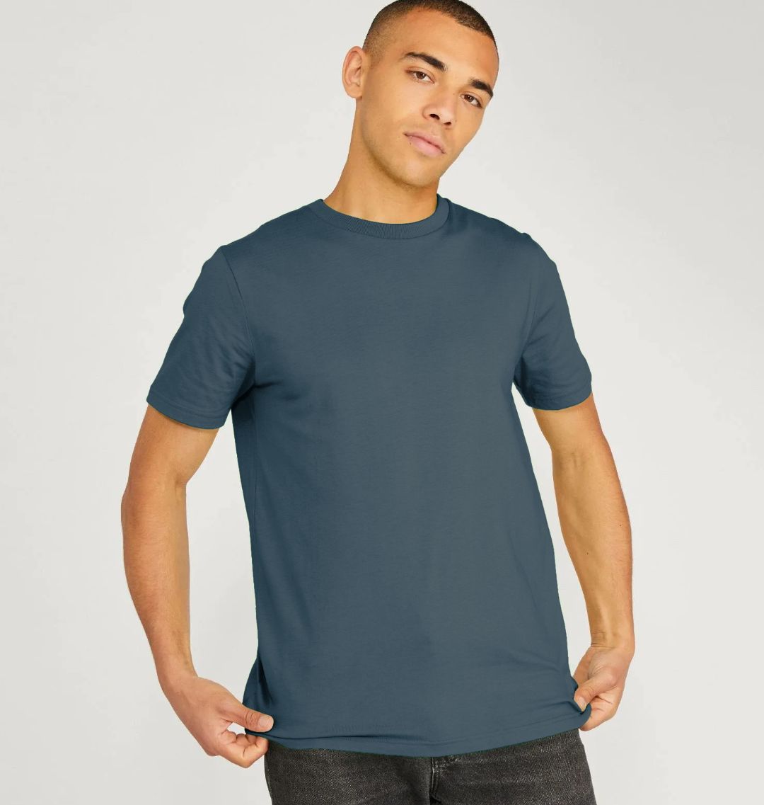 plain dark blue t shirt