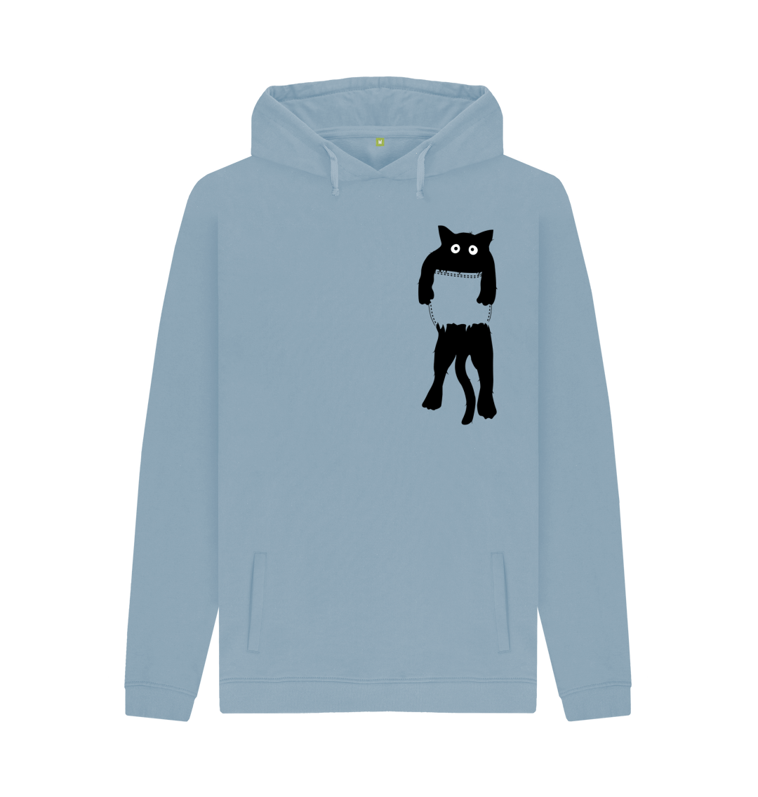 Cute Black Cat Pocket Hoodie
