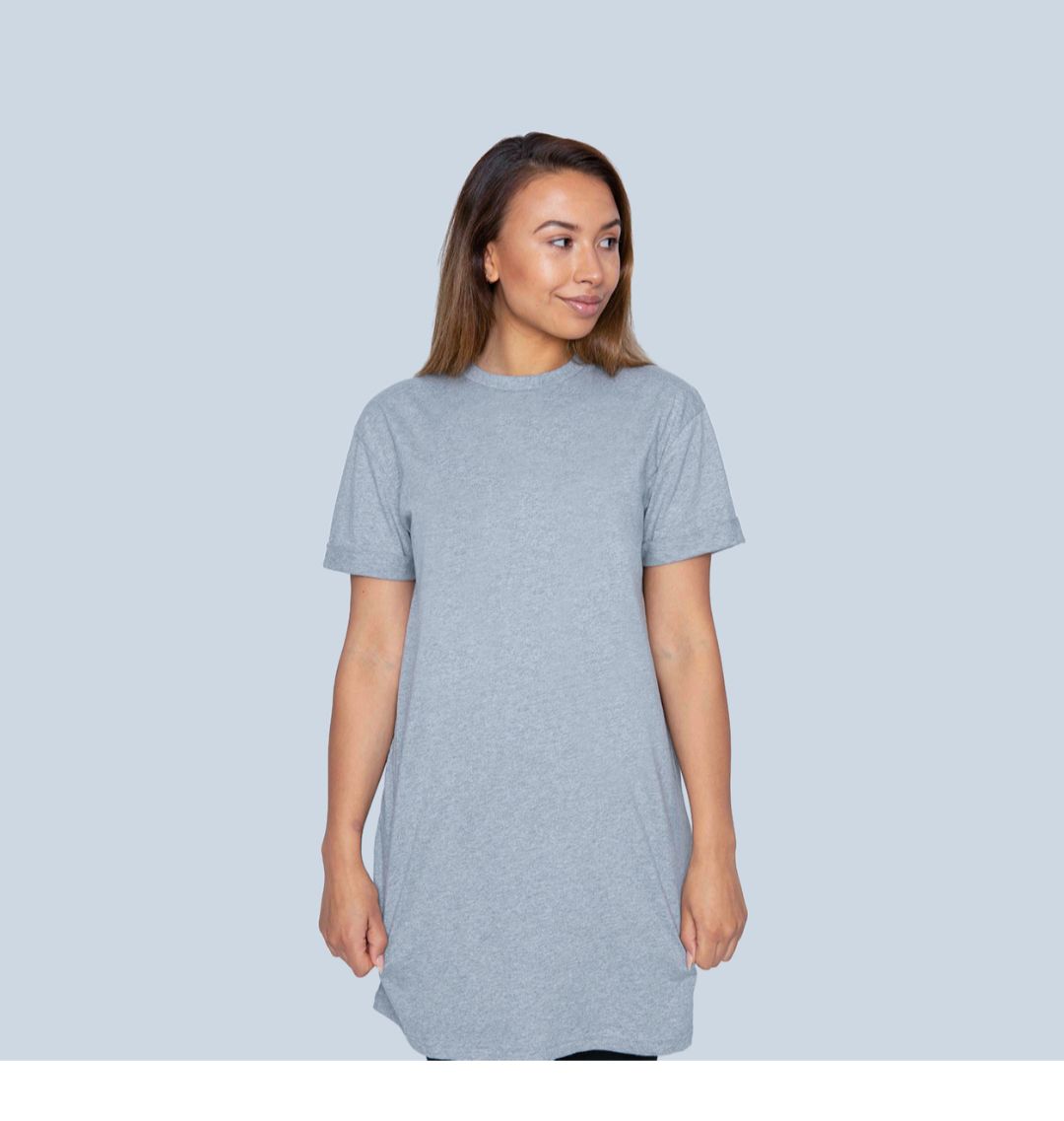 Light blue outlet t shirt dress