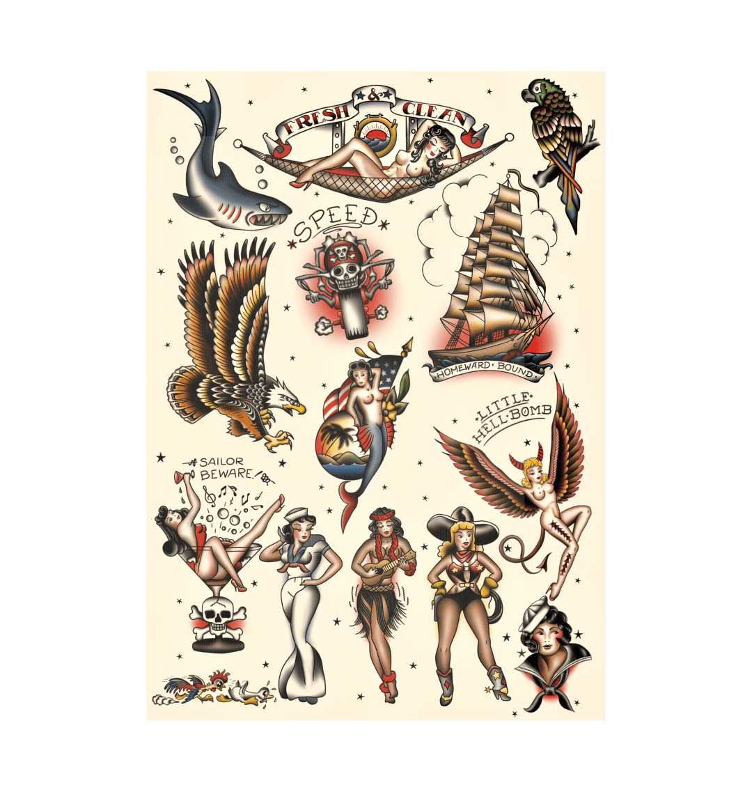275 Awesome Sailor Jerry Tattoos With Meanings 2023  TattoosBoyGirl