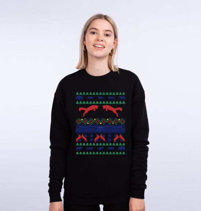 Lifestyle cat smile outlet sweatshirt