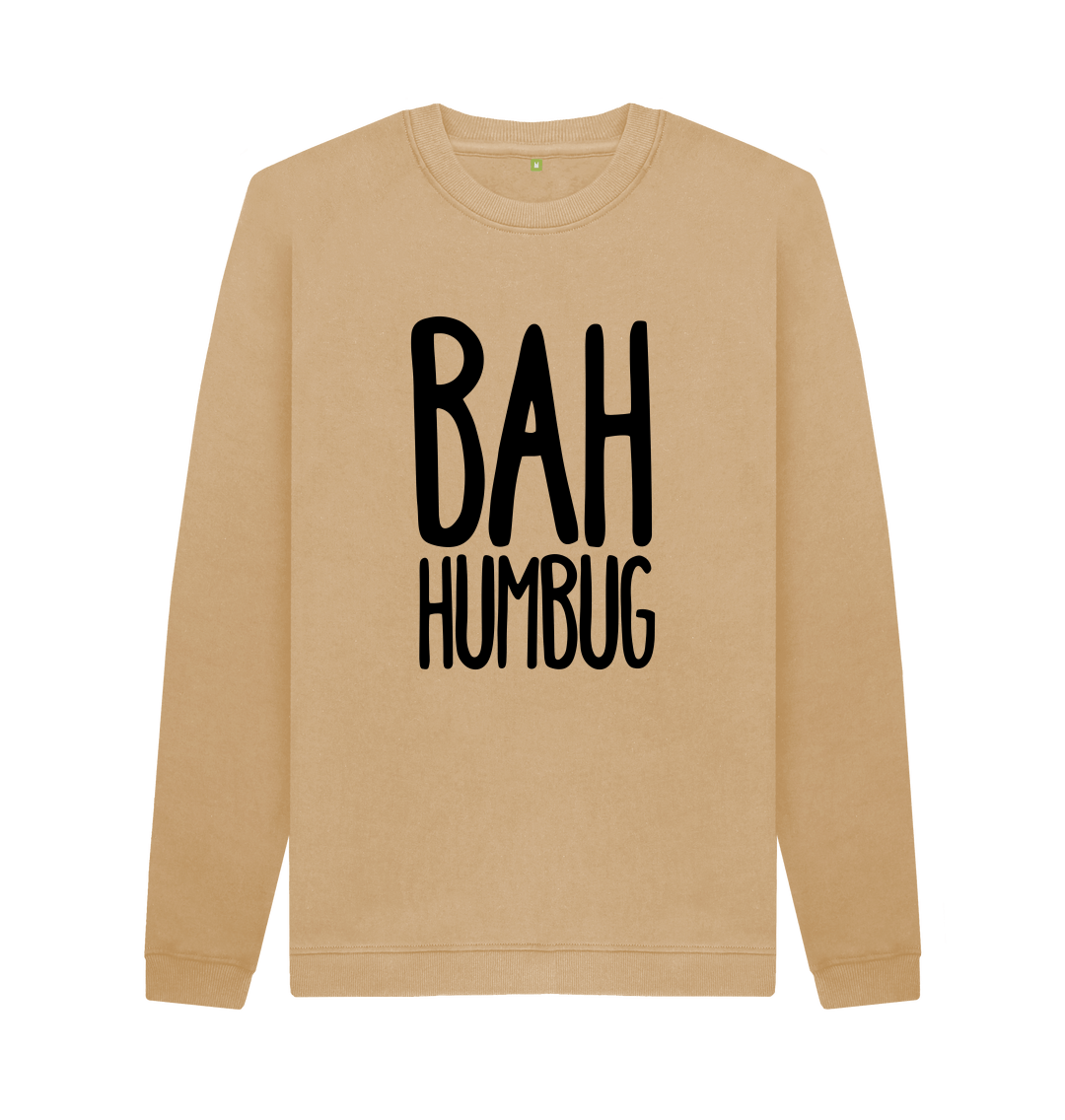 Mens bah store humbug christmas jumper