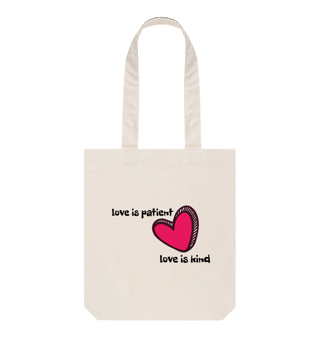 Love Is Patient Tote Bag